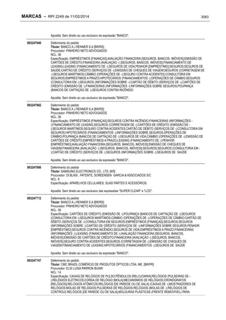 RPI - Marcas 2249 "Vervs Consultoria" 