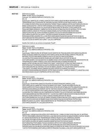 RPI - Marcas 2249 "Vervs Consultoria" 