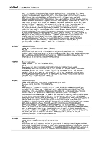 RPI - Marcas 2249 "Vervs Consultoria" 