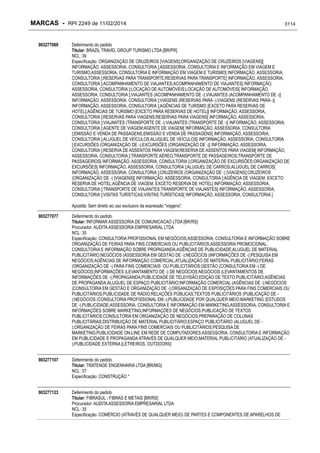 RPI - Marcas 2249 "Vervs Consultoria" 