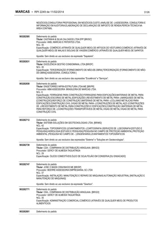 RPI - Marcas 2249 "Vervs Consultoria" 