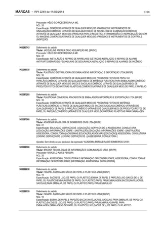 RPI - Marcas 2249 "Vervs Consultoria" 