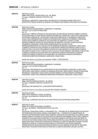 RPI - Marcas 2249 "Vervs Consultoria" 