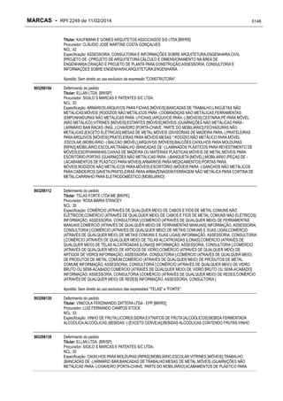 RPI - Marcas 2249 "Vervs Consultoria" 