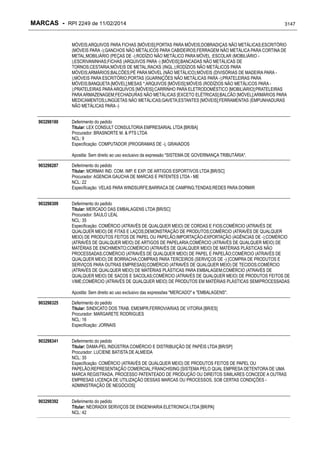 RPI - Marcas 2249 "Vervs Consultoria" 