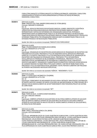 RPI - Marcas 2249 "Vervs Consultoria" 