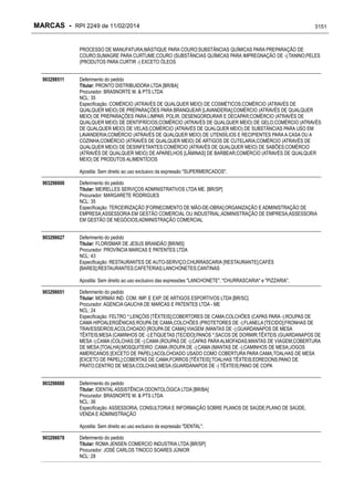 RPI - Marcas 2249 "Vervs Consultoria" 