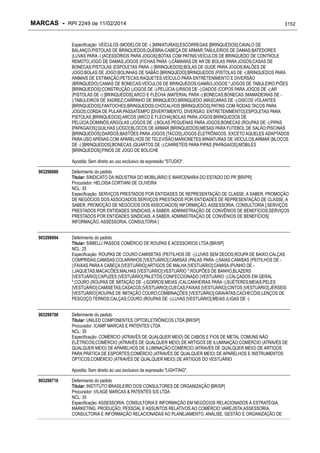 RPI - Marcas 2249 "Vervs Consultoria" 