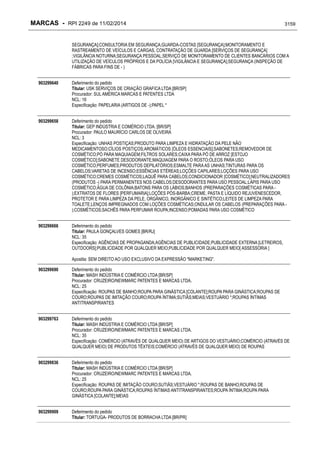 RPI - Marcas 2249 "Vervs Consultoria" 