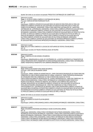 RPI - Marcas 2249 "Vervs Consultoria" 