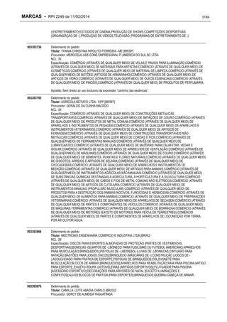 RPI - Marcas 2249 "Vervs Consultoria" 