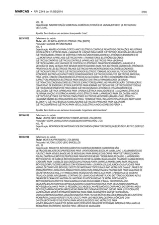 RPI - Marcas 2249 "Vervs Consultoria" 