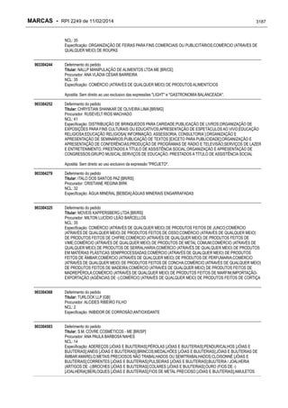 RPI - Marcas 2249 "Vervs Consultoria" 