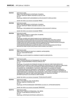 RPI - Marcas 2249 "Vervs Consultoria" 