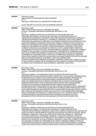 RPI - Marcas 2249 "Vervs Consultoria" 