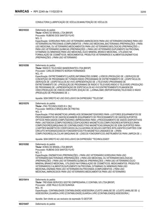 RPI - Marcas 2249 "Vervs Consultoria" 