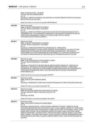 RPI - Marcas 2249 "Vervs Consultoria" 