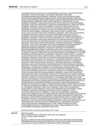 RPI - Marcas 2249 "Vervs Consultoria" 