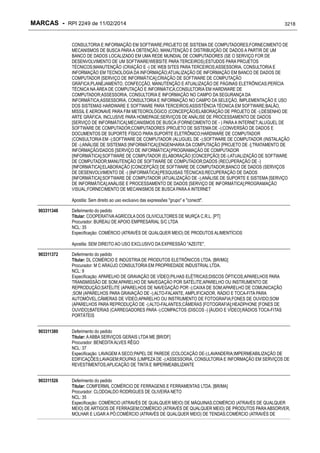 RPI - Marcas 2249 "Vervs Consultoria" 