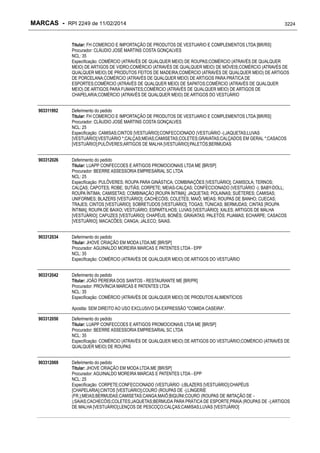 RPI - Marcas 2249 "Vervs Consultoria" 