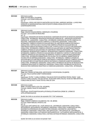 RPI - Marcas 2249 "Vervs Consultoria" 