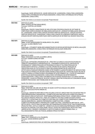 RPI - Marcas 2249 "Vervs Consultoria" 