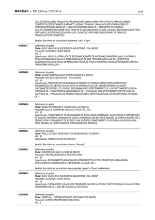 RPI - Marcas 2249 "Vervs Consultoria" 