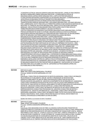 RPI - Marcas 2249 "Vervs Consultoria" 