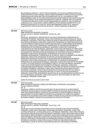 RPI - Marcas 2249 "Vervs Consultoria" 