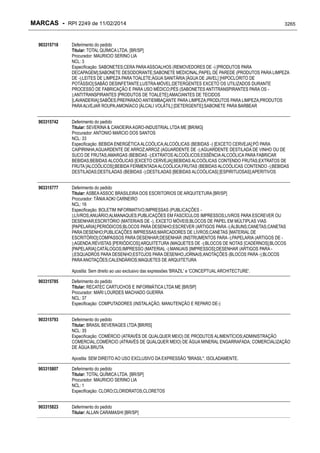 RPI - Marcas 2249 "Vervs Consultoria" 