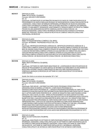 RPI - Marcas 2249 "Vervs Consultoria" 