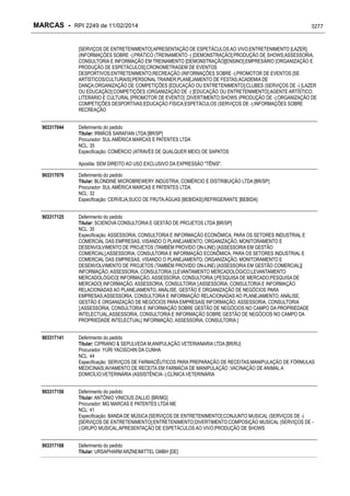 RPI - Marcas 2249 "Vervs Consultoria" 