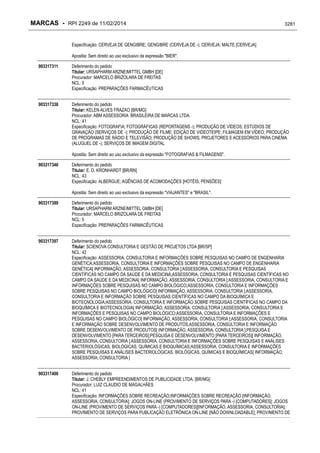 RPI - Marcas 2249 "Vervs Consultoria" 