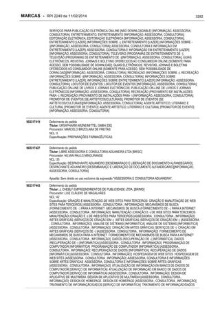 RPI - Marcas 2249 "Vervs Consultoria" 