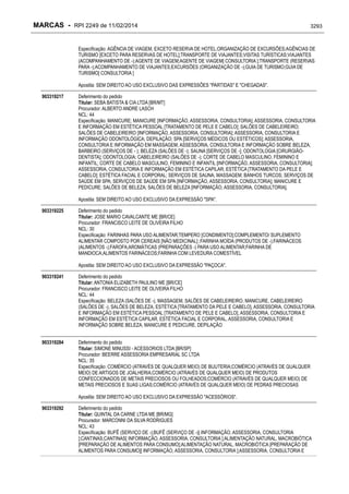 RPI - Marcas 2249 "Vervs Consultoria" 