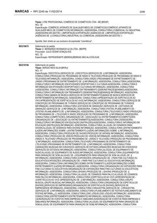 RPI - Marcas 2249 "Vervs Consultoria" 