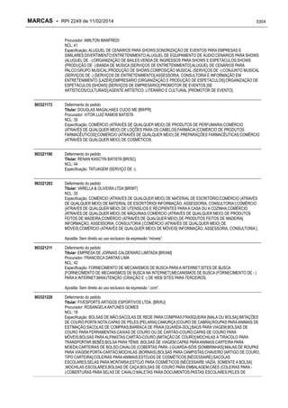 RPI - Marcas 2249 "Vervs Consultoria" 