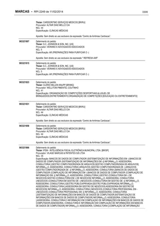 RPI - Marcas 2249 "Vervs Consultoria" 