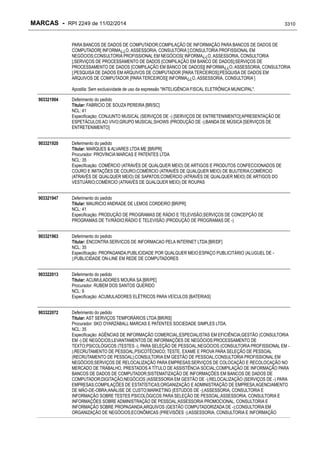 RPI - Marcas 2249 "Vervs Consultoria" 