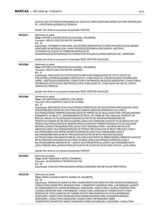 RPI - Marcas 2249 "Vervs Consultoria" 