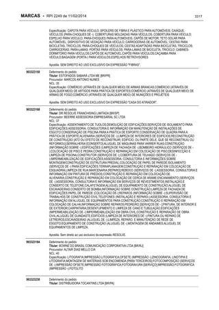 RPI - Marcas 2249 "Vervs Consultoria" 