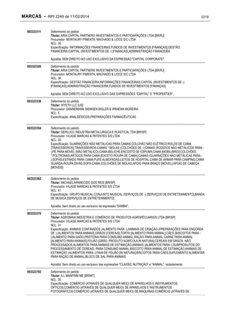 RPI - Marcas 2249 "Vervs Consultoria" 