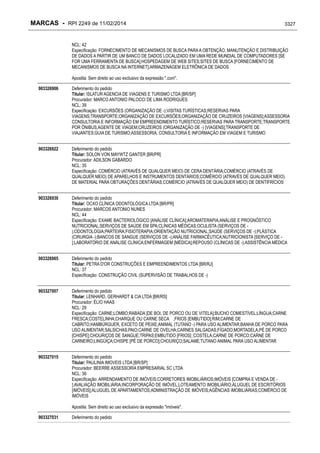 RPI - Marcas 2249 "Vervs Consultoria" 