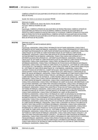 RPI - Marcas 2249 "Vervs Consultoria" 