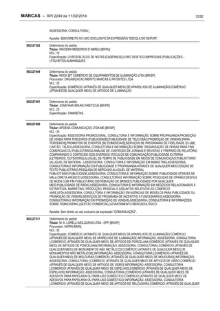 RPI - Marcas 2249 "Vervs Consultoria" 