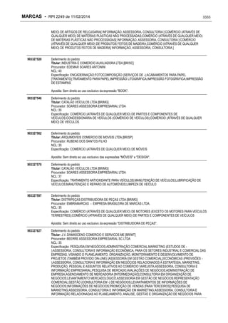 RPI - Marcas 2249 "Vervs Consultoria" 