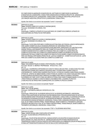 RPI - Marcas 2249 "Vervs Consultoria" 