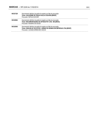 RPI - Marcas 2249 "Vervs Consultoria" 