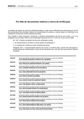 RPI - Marcas 2249 "Vervs Consultoria" 
