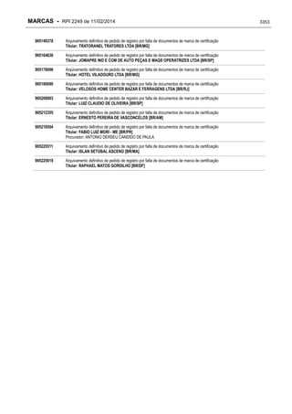 RPI - Marcas 2249 "Vervs Consultoria" 